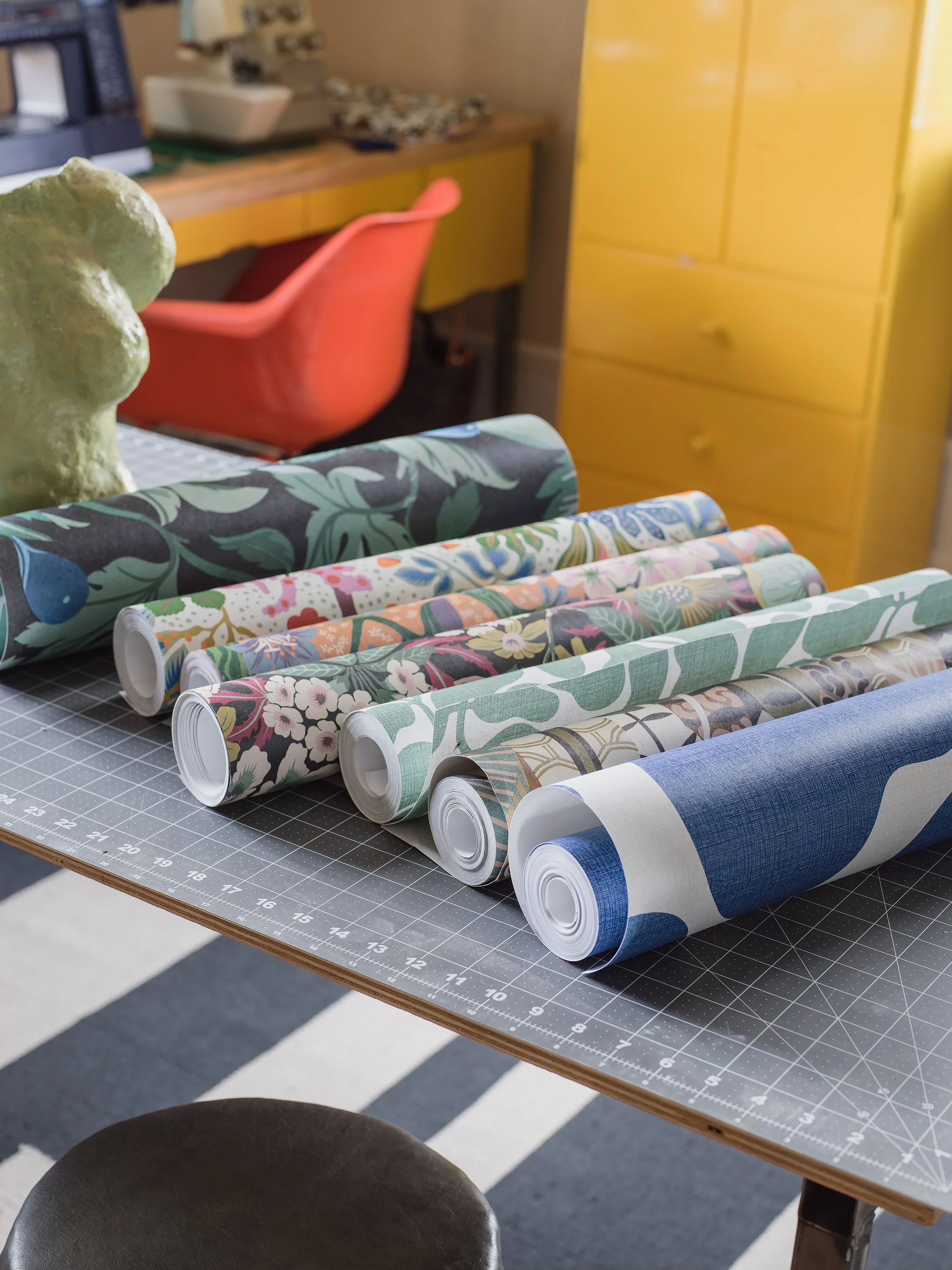 The wallpaper is produced in Sweden by Boråstapeter since 1905
