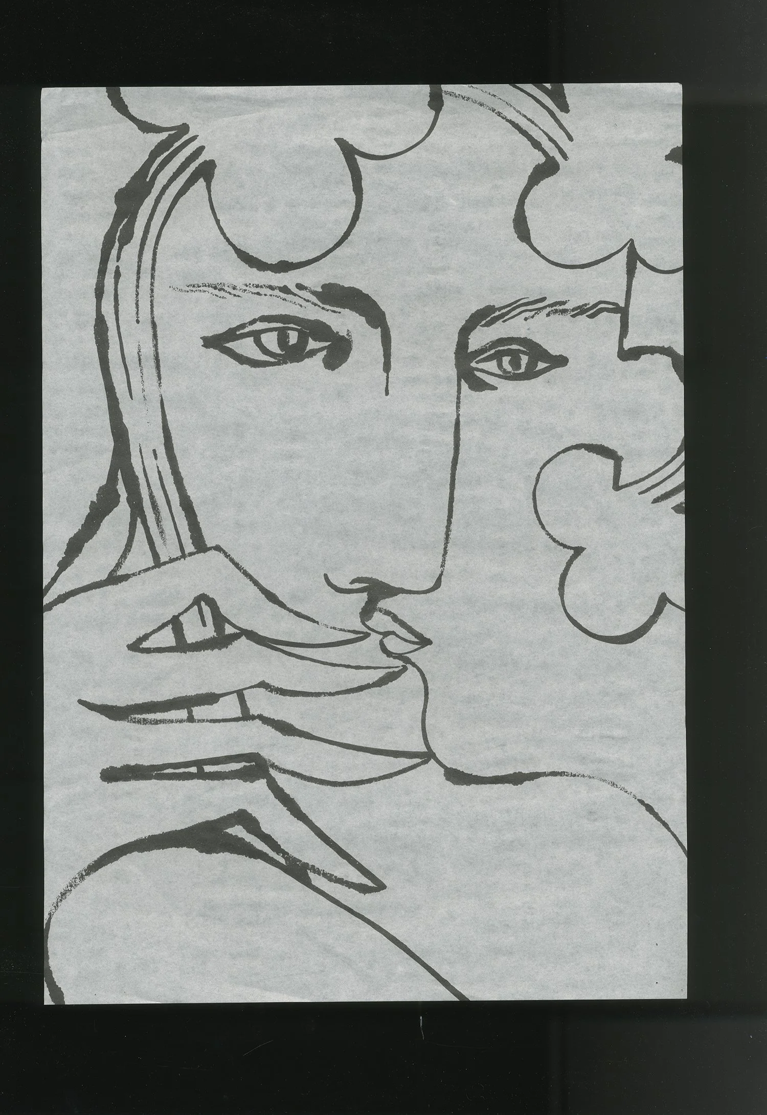 Saint - Artwork for silk paper