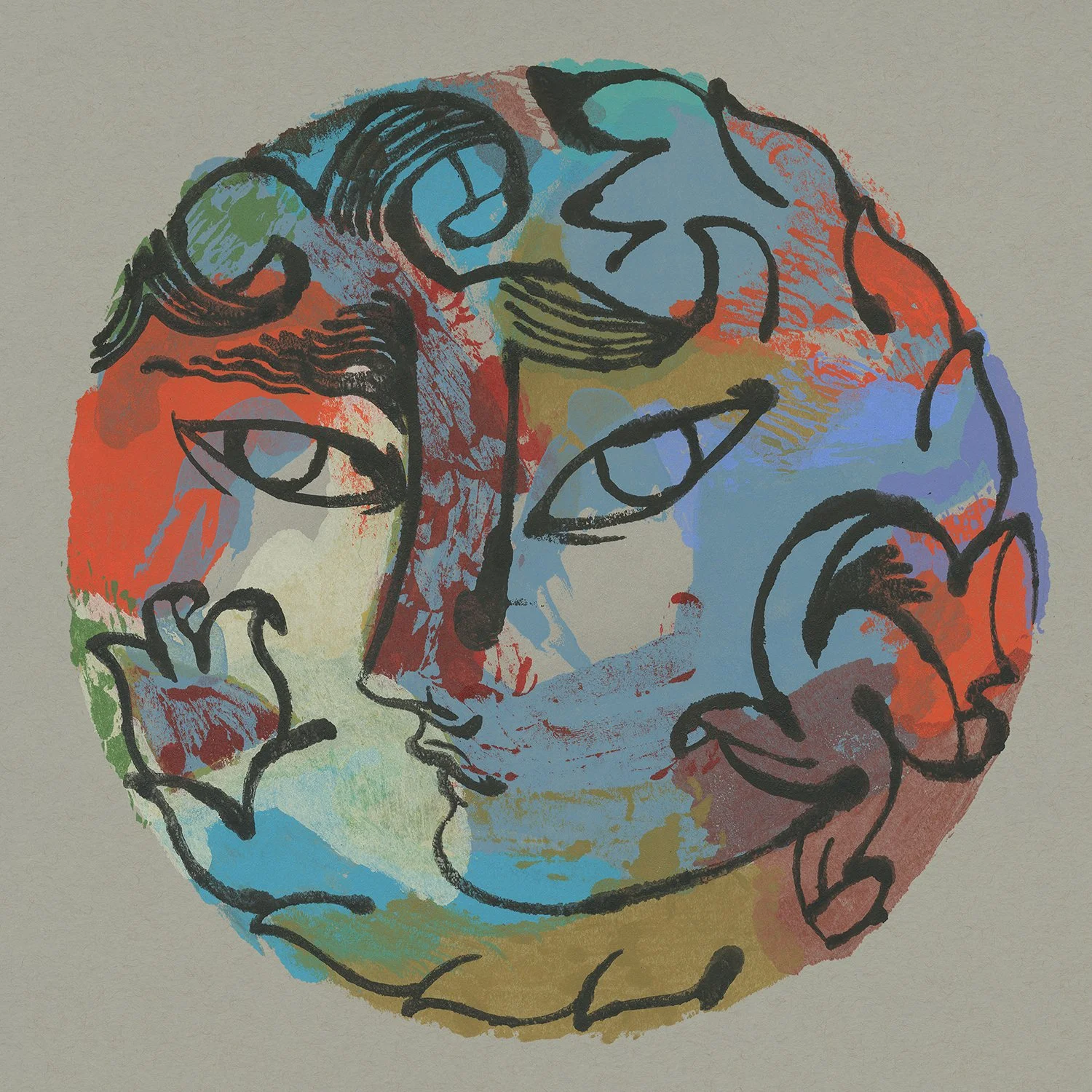 Abstractfloral (autumn) Nr1 - Original Artwork