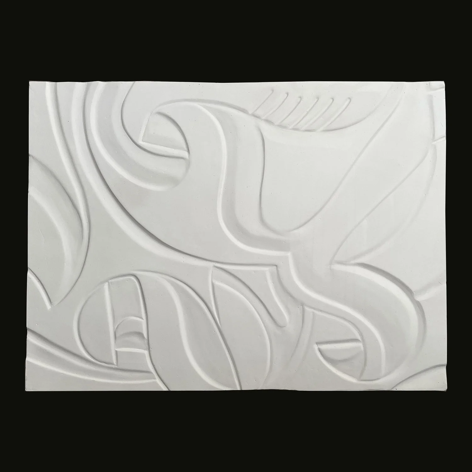 Carved plaster - Sample piece