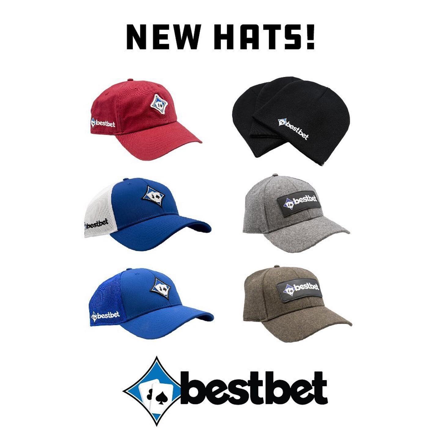 New hats in stock at @bestbetjax! Stop by and see what&rsquo;s going on at Jacksonville&rsquo;s #1 spot for poker and gaming! #BestBet #WSOP #Poker #Gaming #Jax #Dobetter #EveryHatHasAStory #DOMEhats #HBHH #Holdem #FinalTable #Win