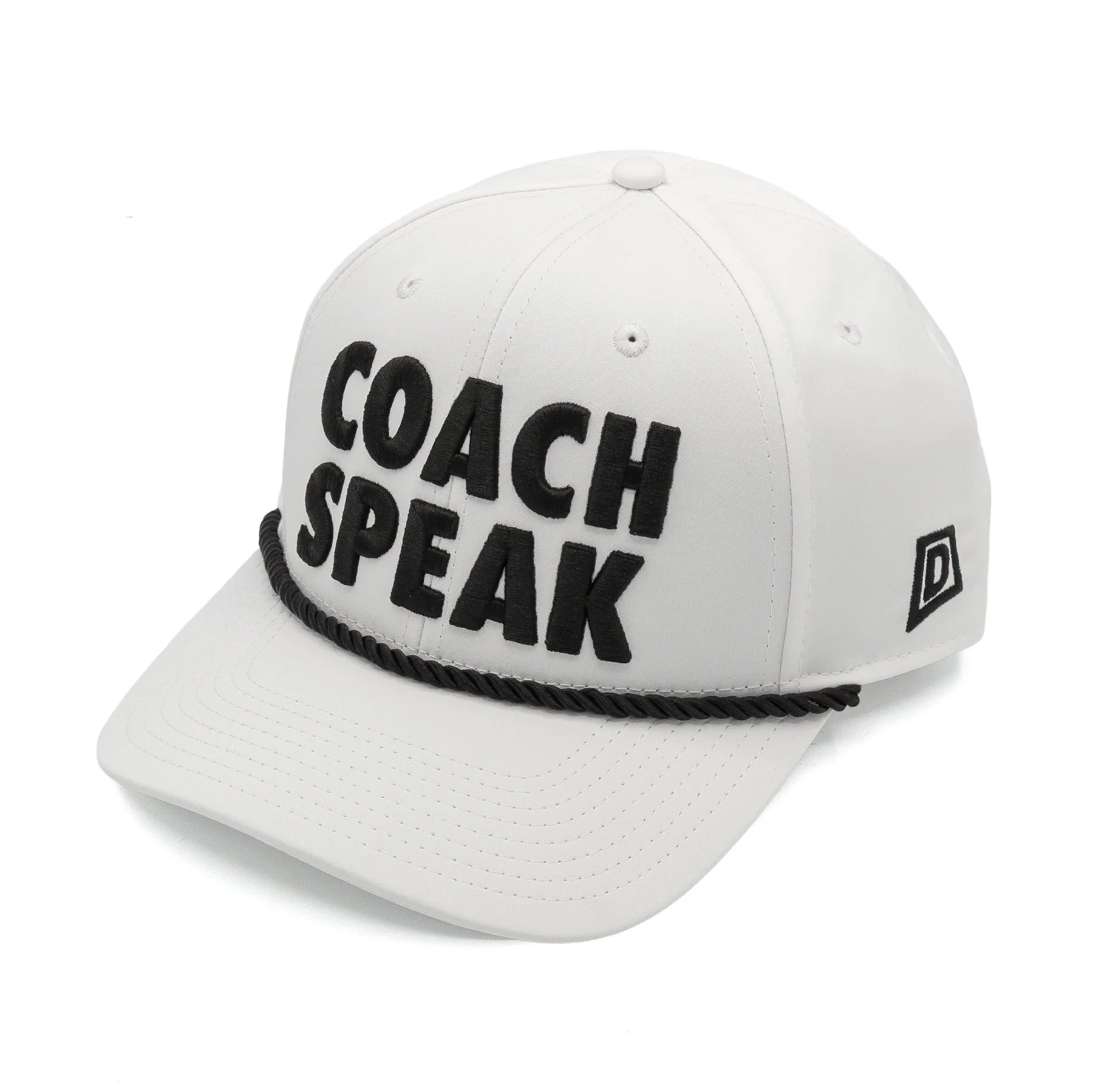 Coach Speak - White/Black
