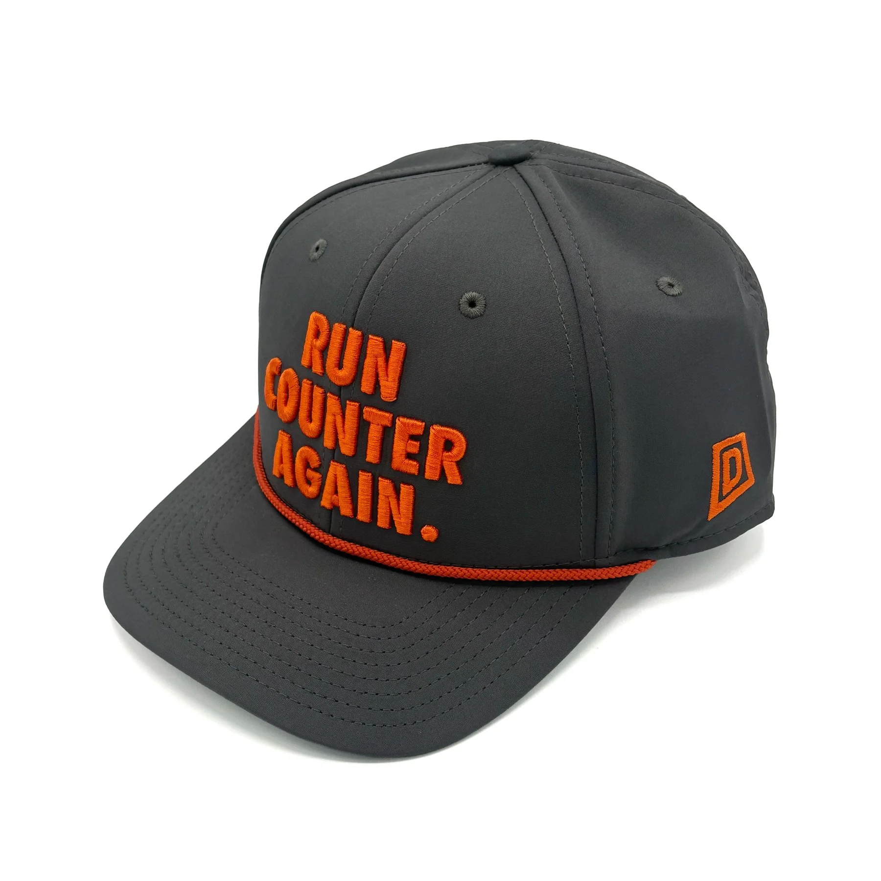 Run Counter Again - Charcoal/Orange