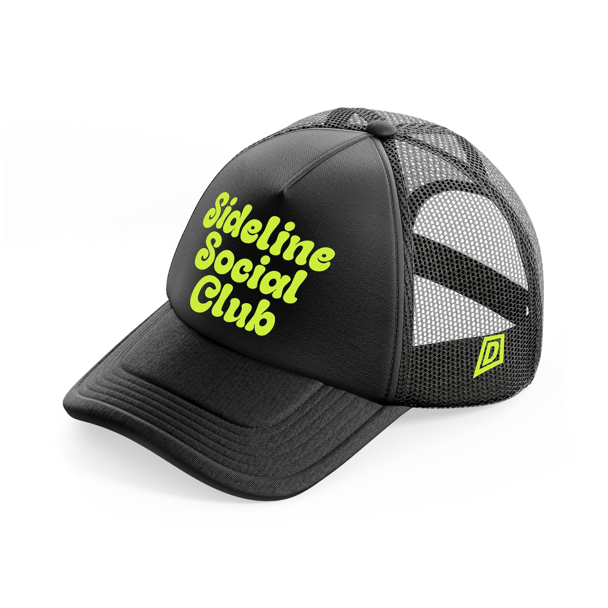 Sideline Social Club - Black/Neon Green