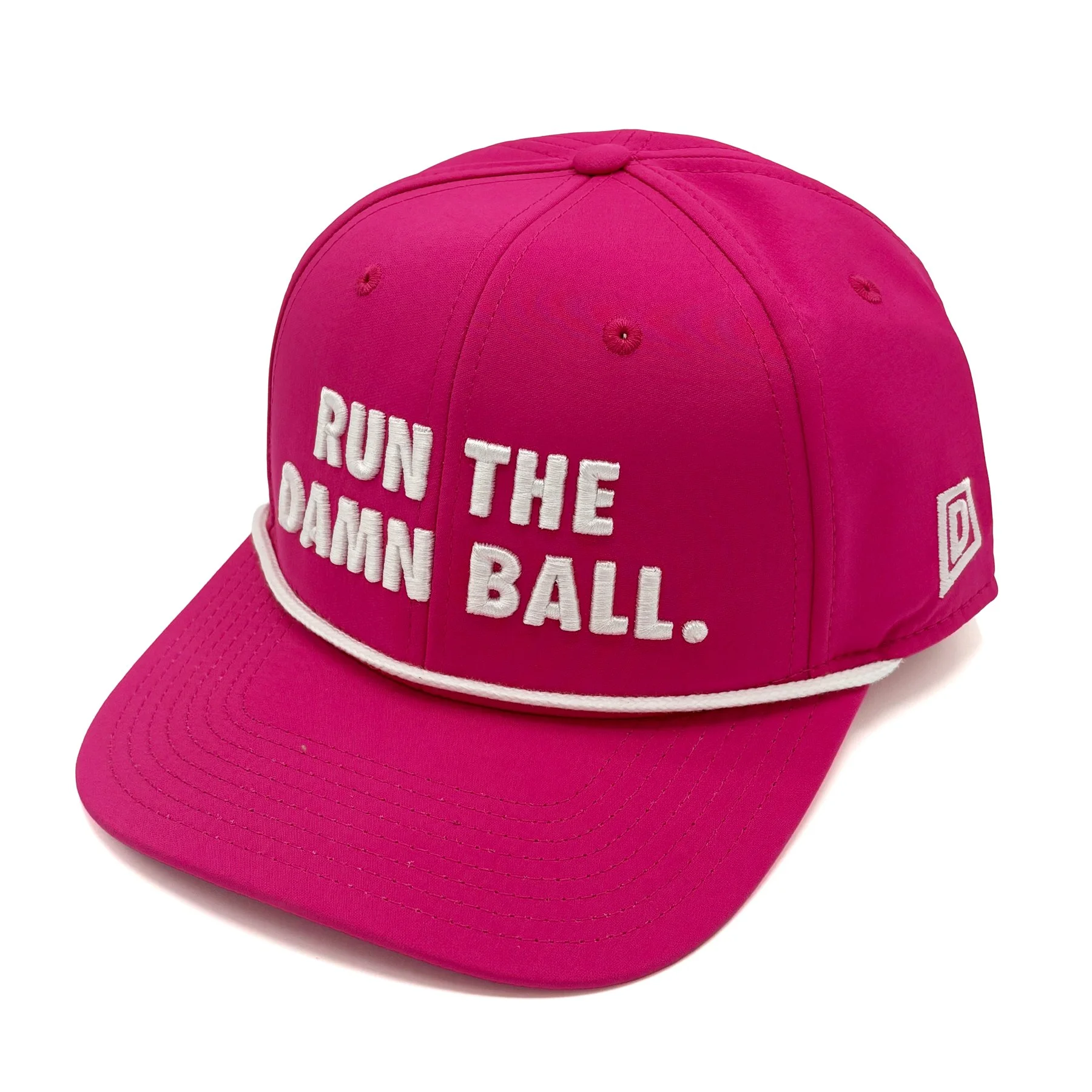 Run the Damn Ball - Hot Pink/White