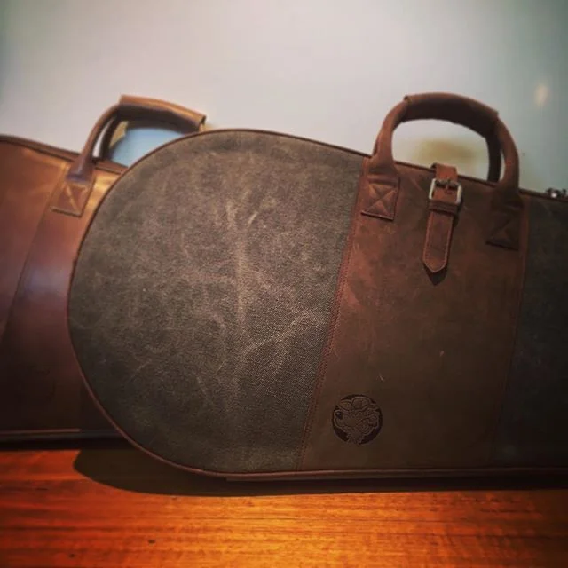 Full leather tan (back) and Dandy.