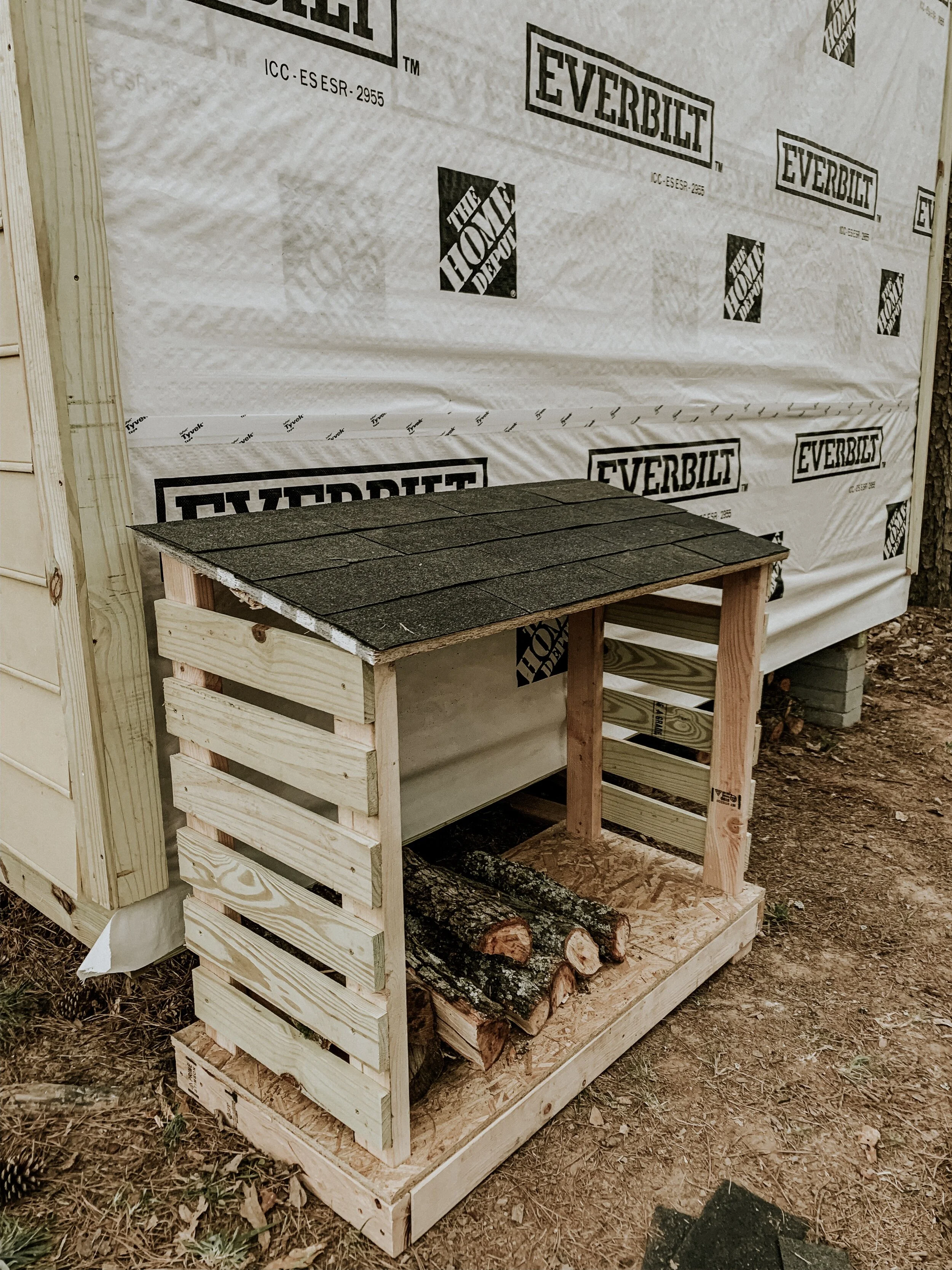 Firewood Rack Pallet