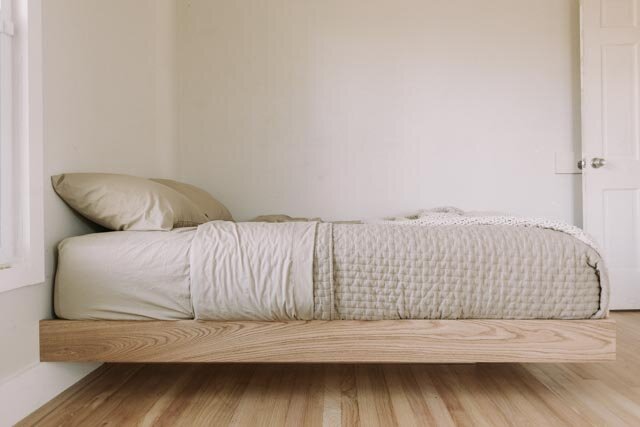 This Minimal House Diy Minimalism, Floating Bed Frame Full
