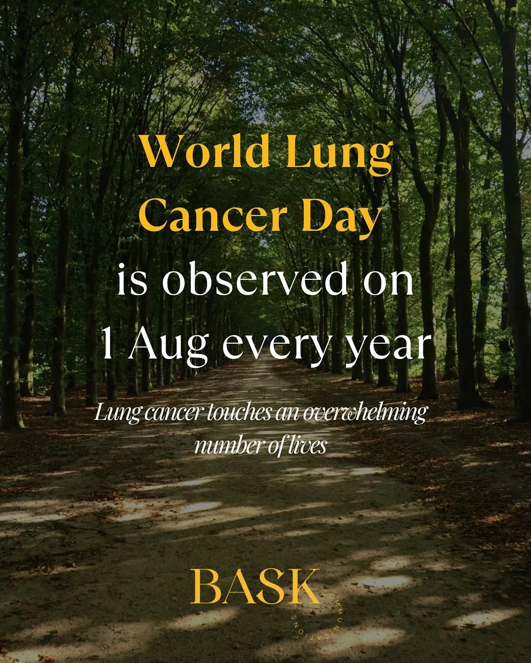 Did you know that 3 in 10 diagnosed lung cancer patients are non-smokers? 

This World Lung Cancer Day, 365 Cancer Prevention Society and co-partner AstraZeneca are inviting at-risk individuals to register for the Are You at Risk free lung  cancer sc
