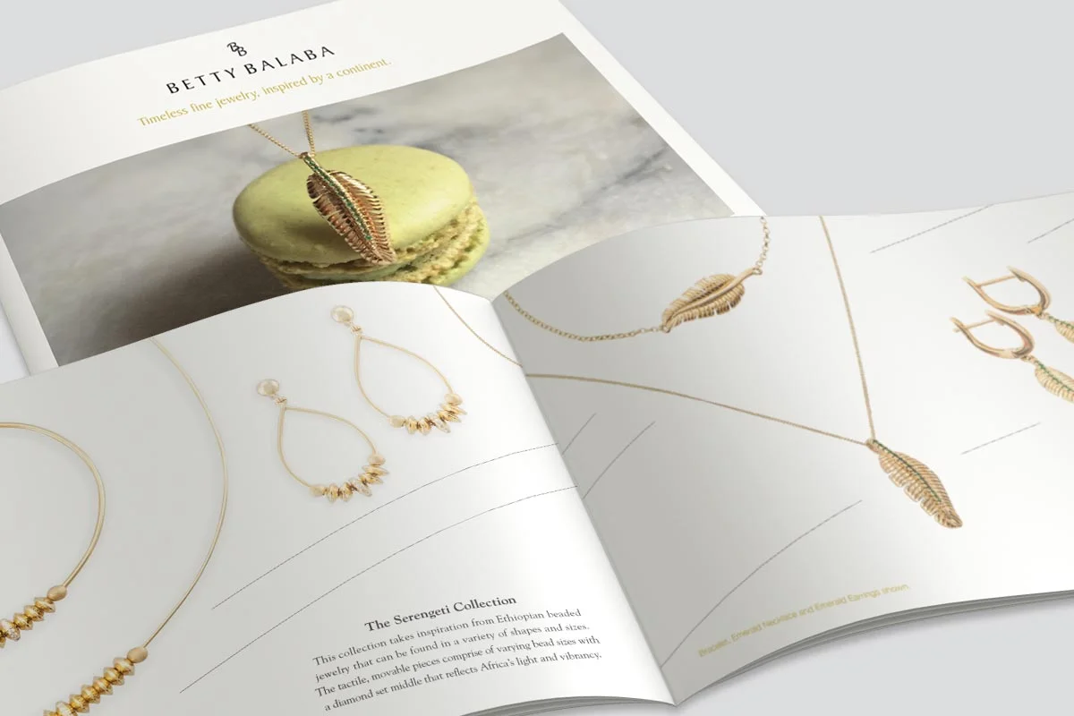 Betty Balaba brochure spreads