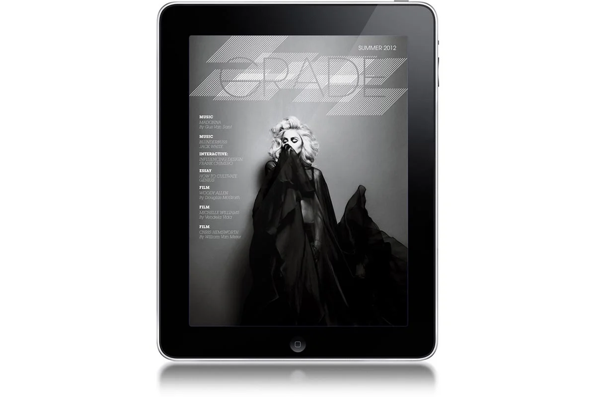 Grade magazine cover