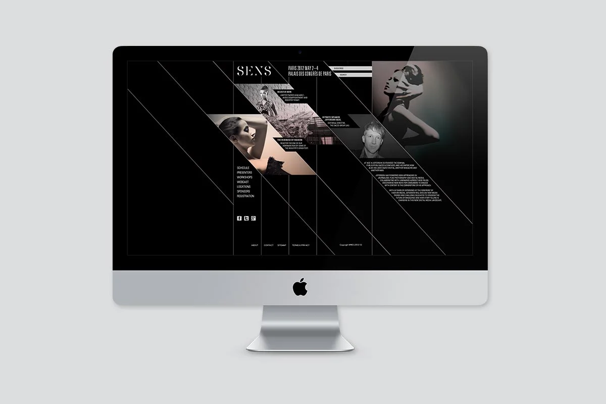 Sens website concept
