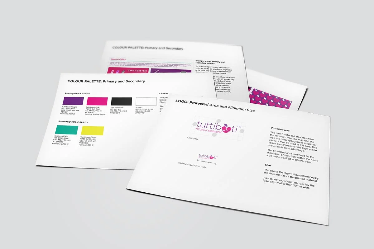 Tuttibooti brand guidelines