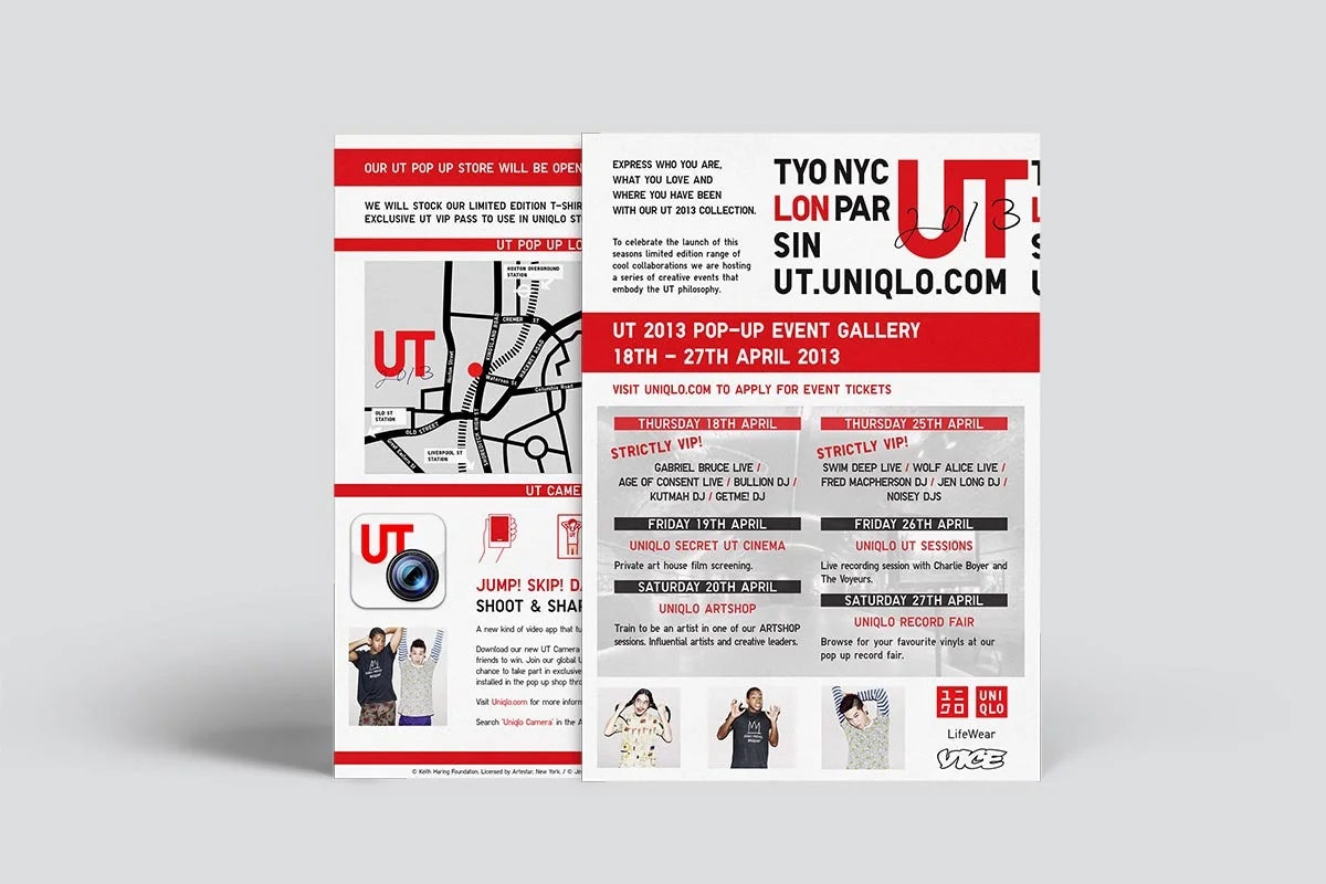Uniqlo flyer design
