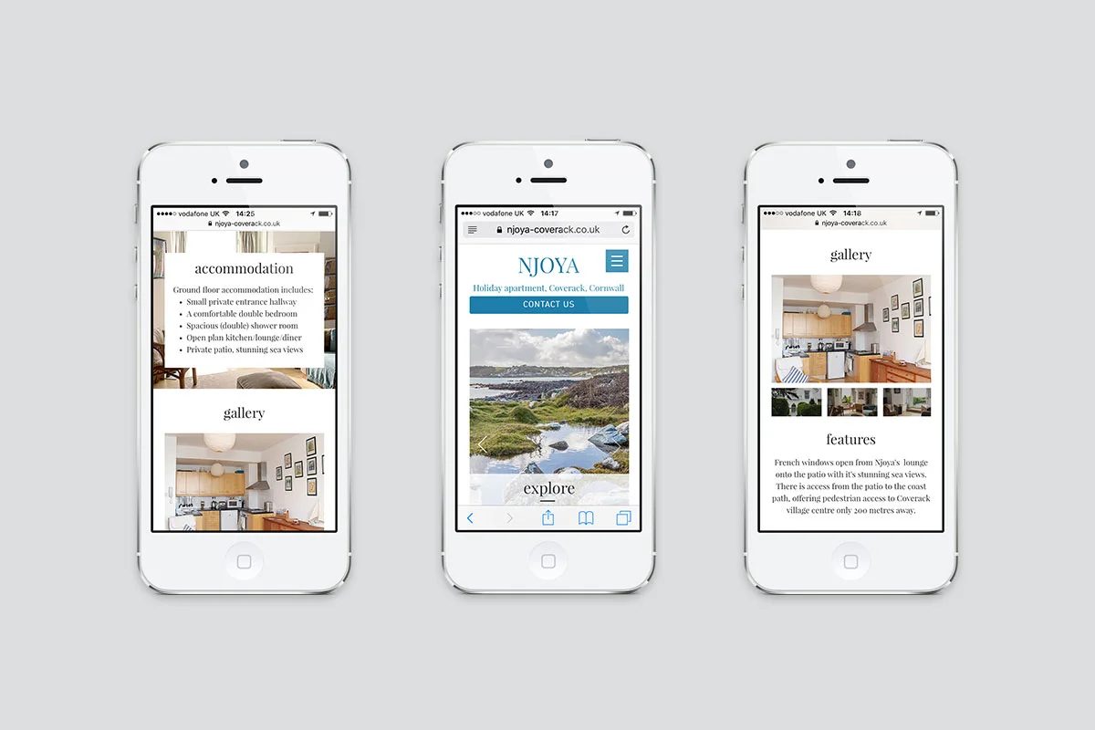 Njoya mobile website