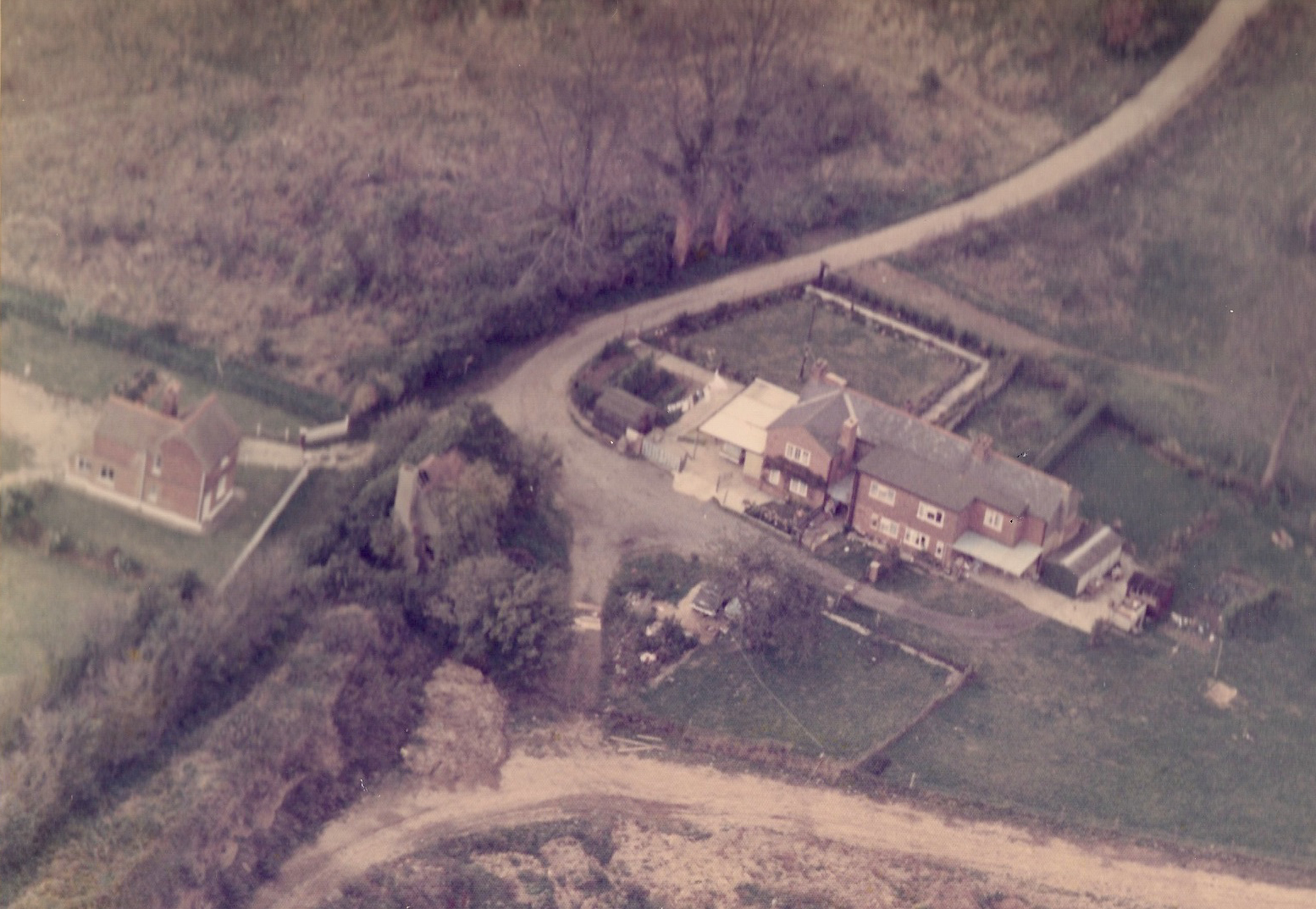 Old aerial photo