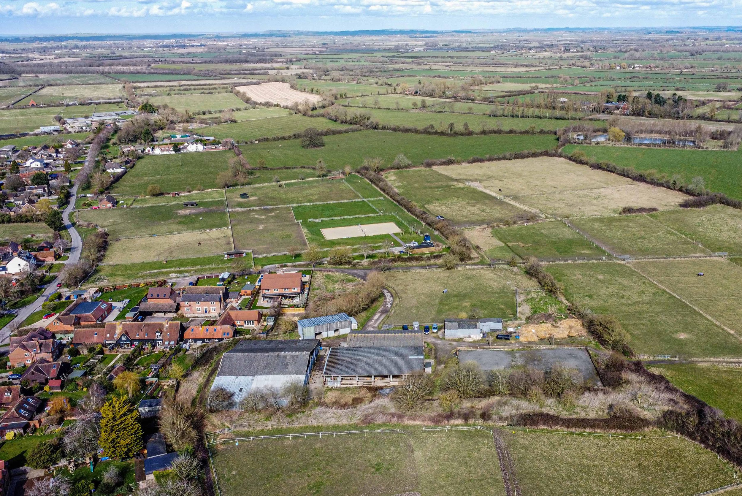 Aerial view of site