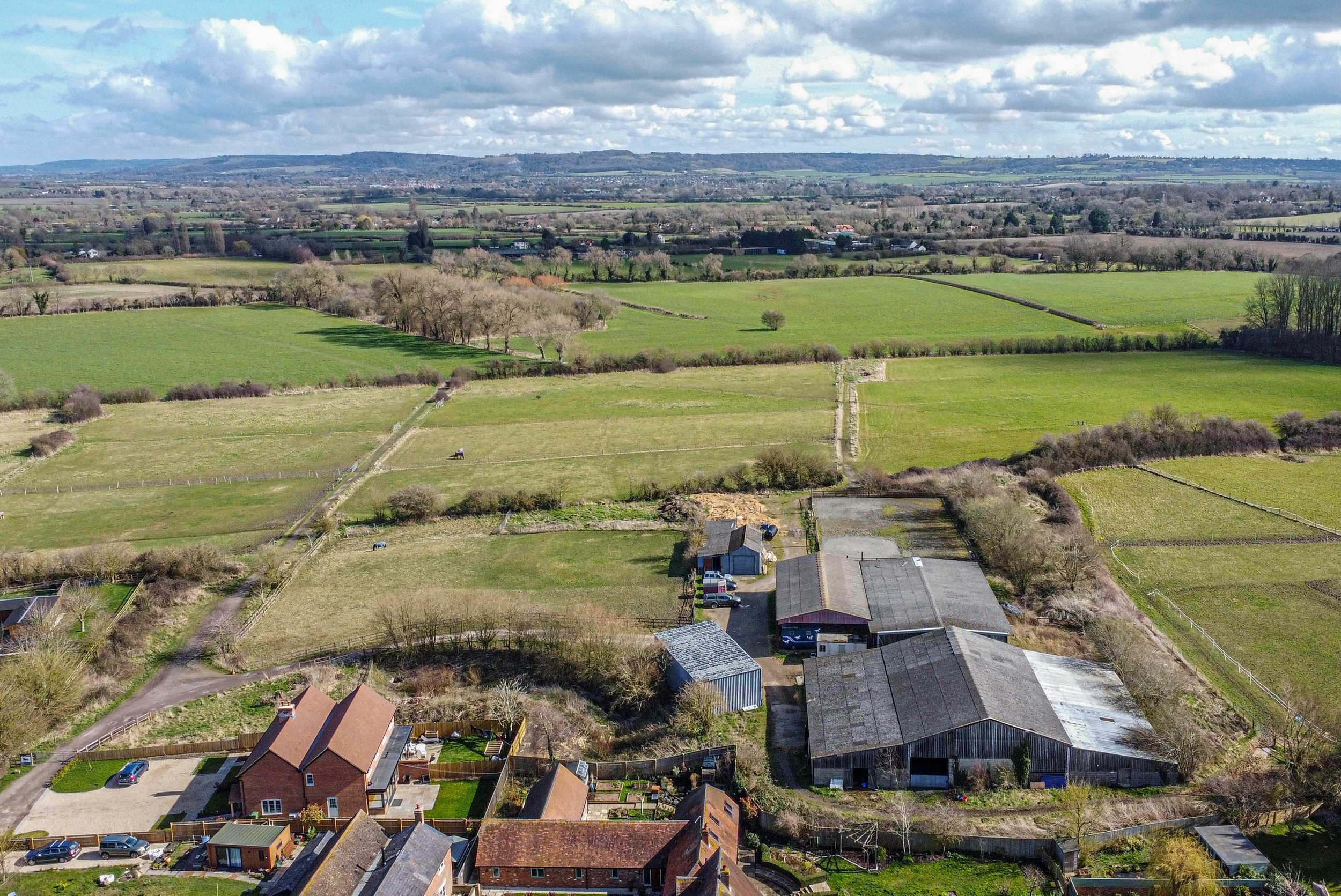 Aerial view of site