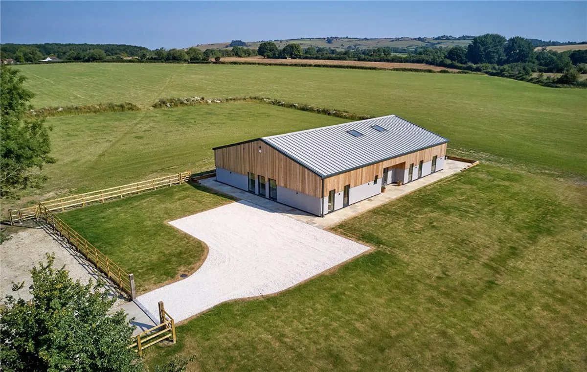 Converted barn when our client purchased it