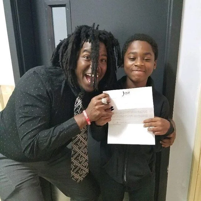We’re so excited for Jarren, accepted to the Class of 2023 at Jesuit for next year! #livingthemission #scitech #chargers #jesuit #bluejays #nolaed #renew