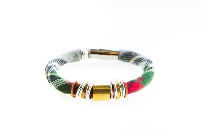 Razimus vintage tartan plaid MARIAN bracelet made from the softest vintage men’s shirt ($48 vaule)