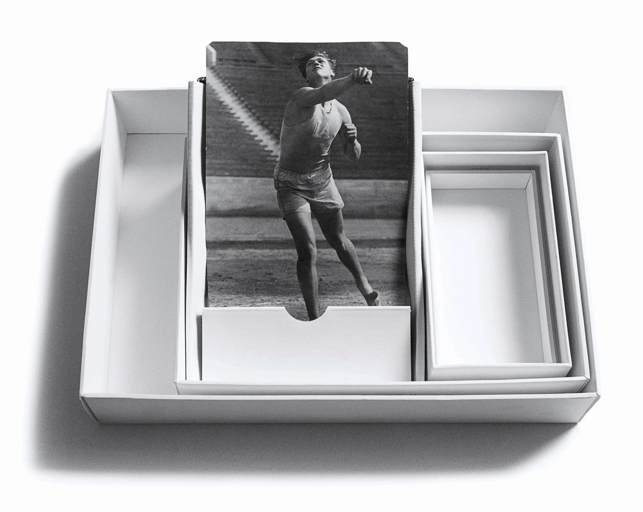 Dick Lessley High School Track Star 1929