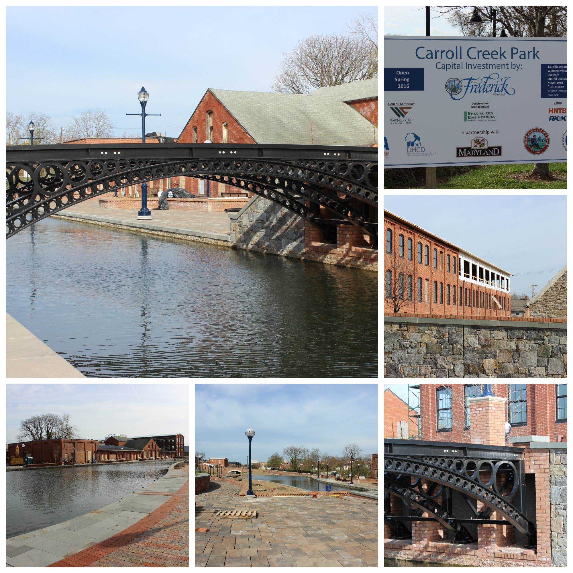 Carroll Creek Park, recipient of grant funds from DHCD