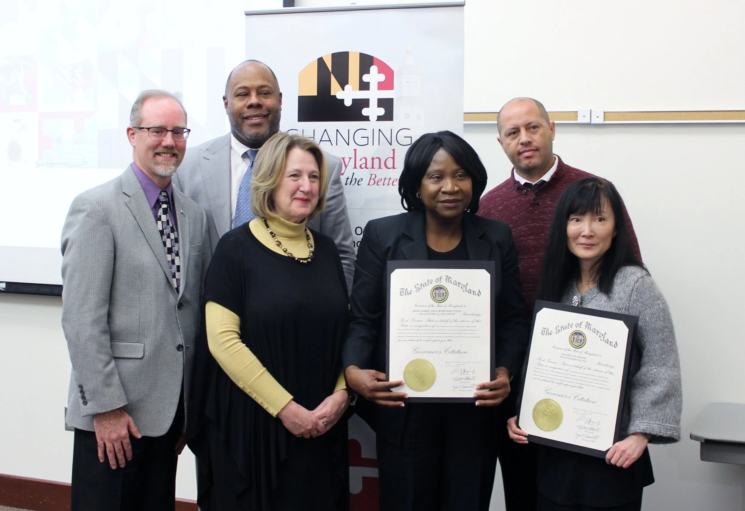Local Business Owners Receive Governor's Citation
