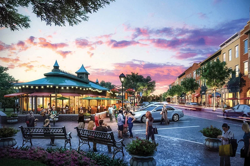 Rendering from livevillagecenter.com