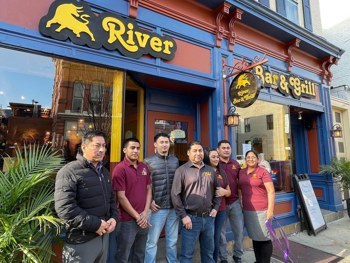 Congratulations &amp; welcome to River Bar &amp; Grill which celebrates its official grand opening today!
River Bar &amp; Grill impressively becomes the third Frederick-based restaurant for the family-team behind the new business &ndash; who also own