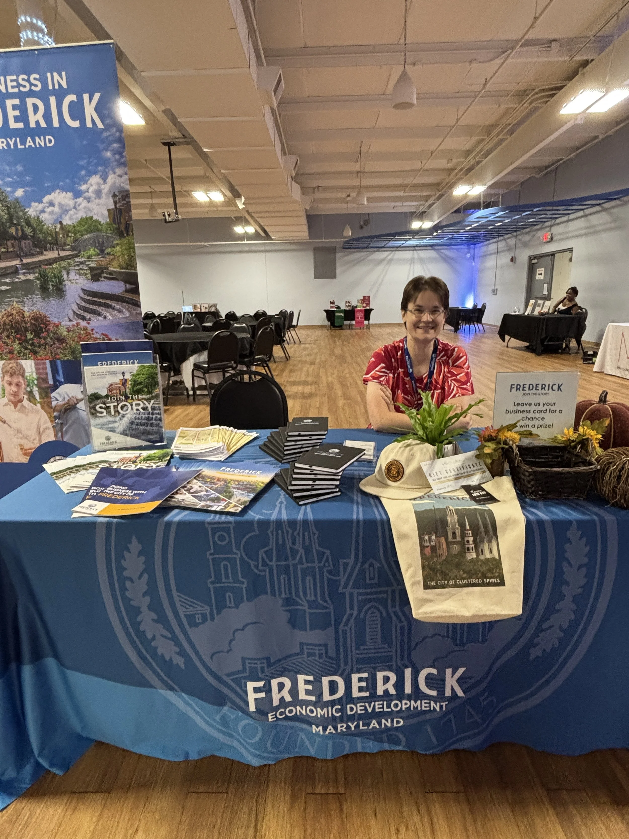  Carol tabling at the Black Business Resource Fair 