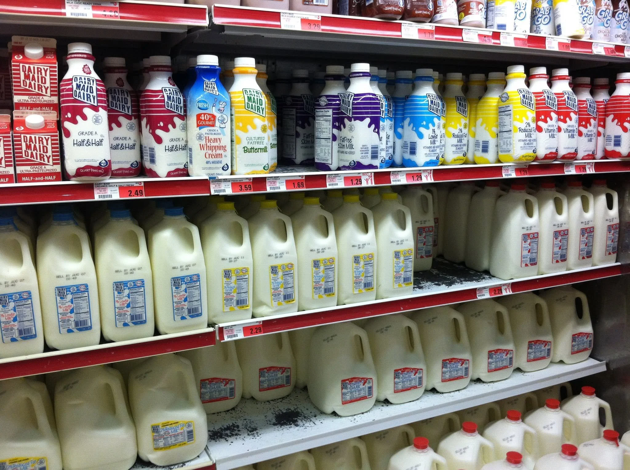 Dairy Maid Dairy on the Shelves