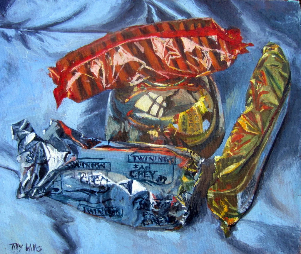 Still life with Jaffa Cakes