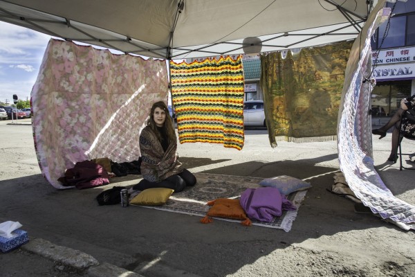 Reverse Advice Booth - Parking Day 2015