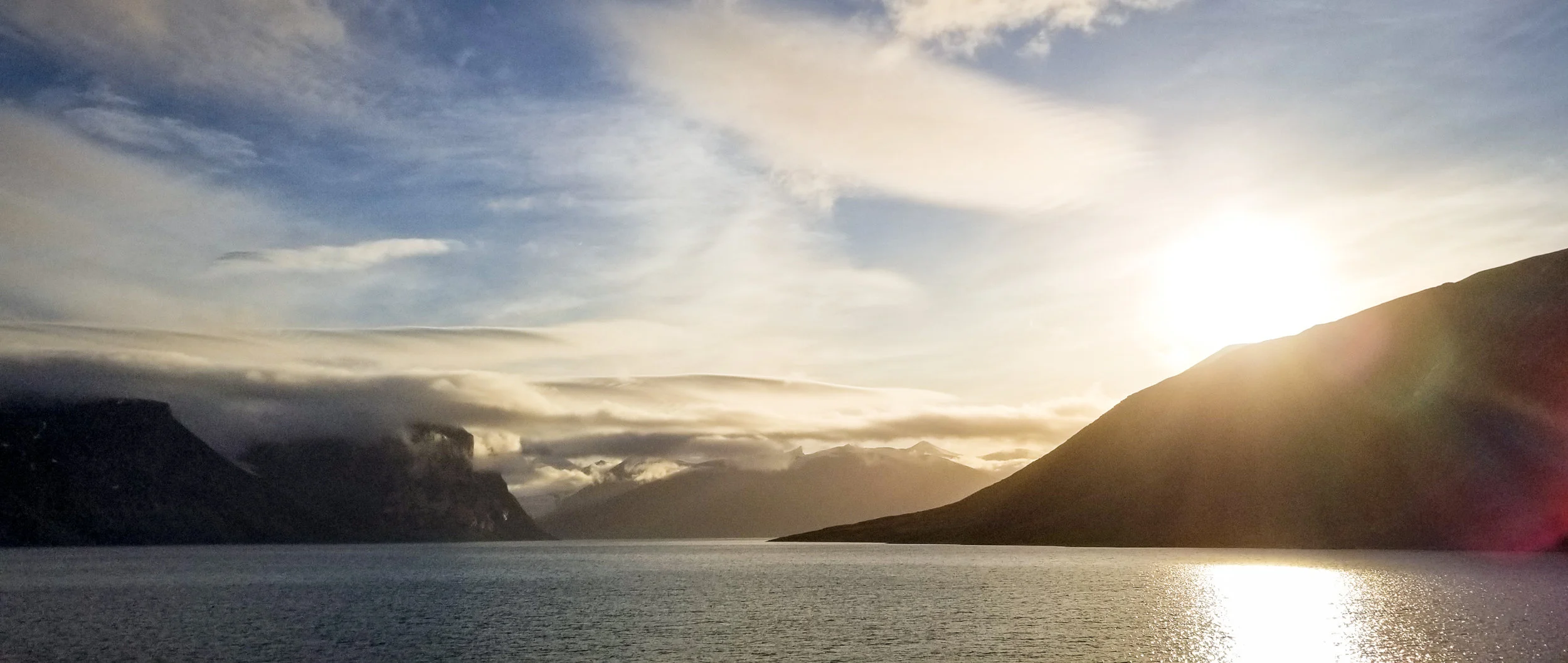 Sunset - Eglinton Fiord, Nunavut