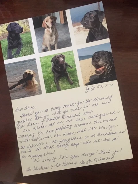 Lab Rescue of Greater Richmond Thank You