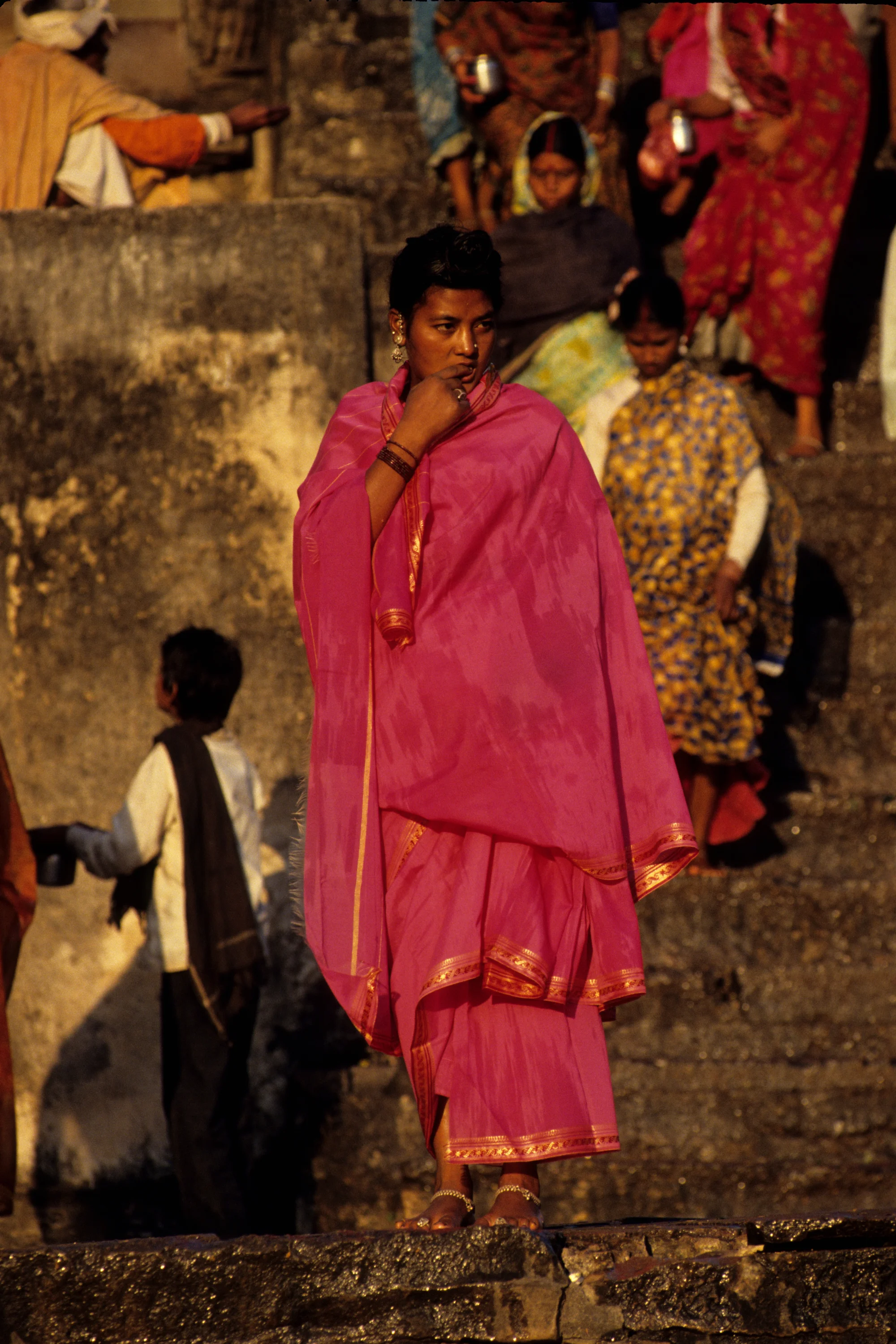 Devotee at the Matangesvara Temple - 11