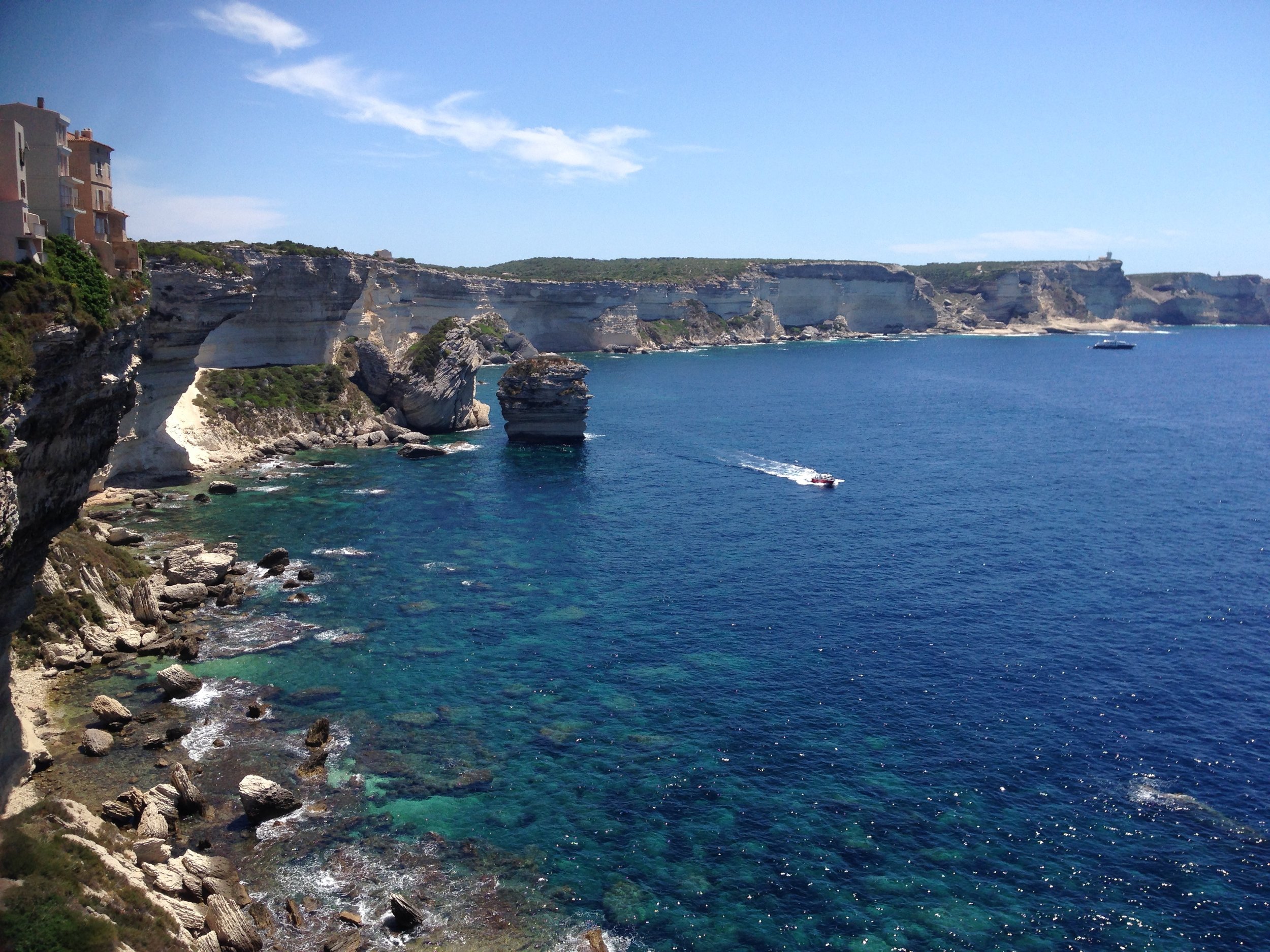 The cliffs of Bonifacio