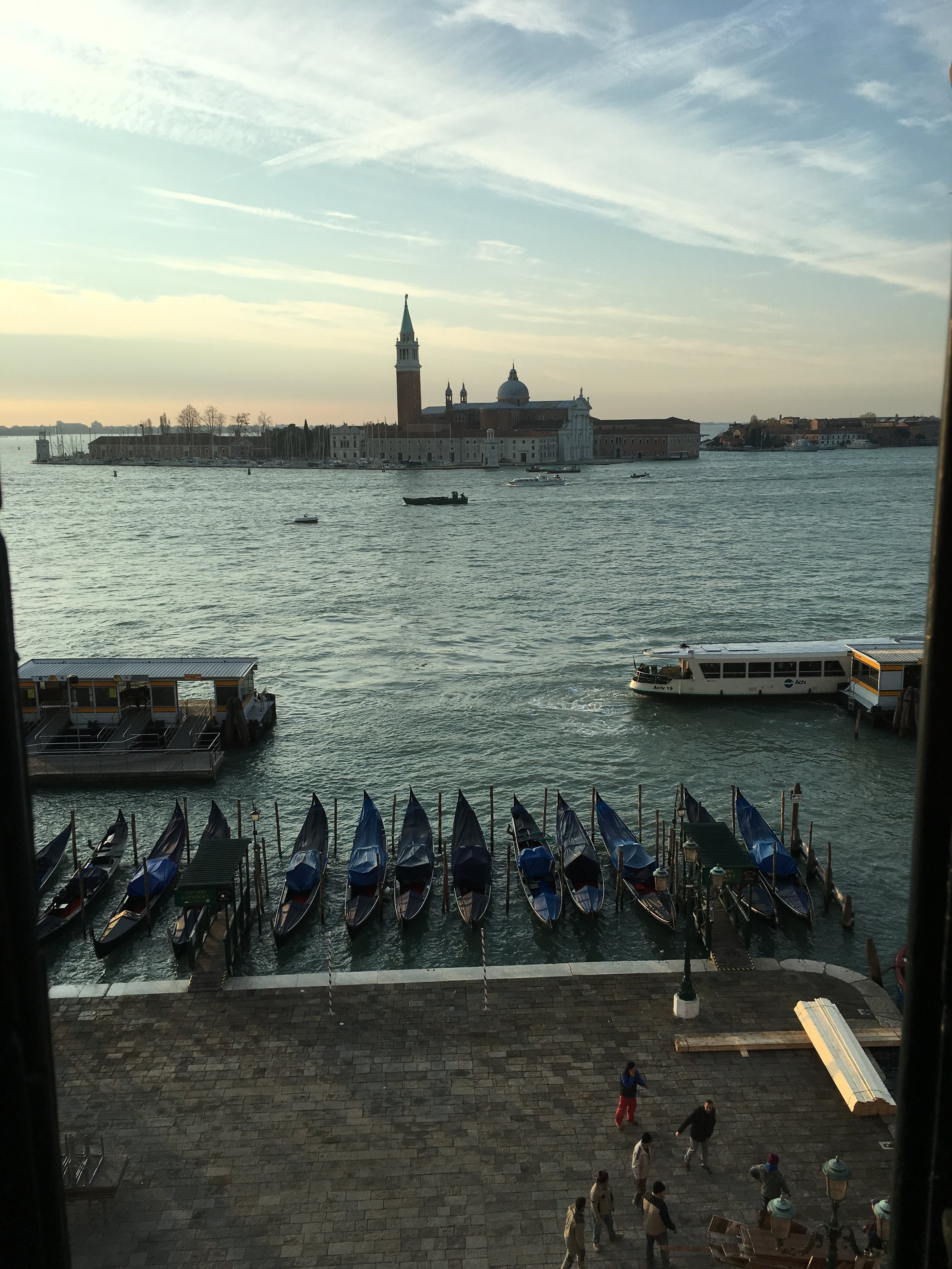 Room with a view at the Danieli
