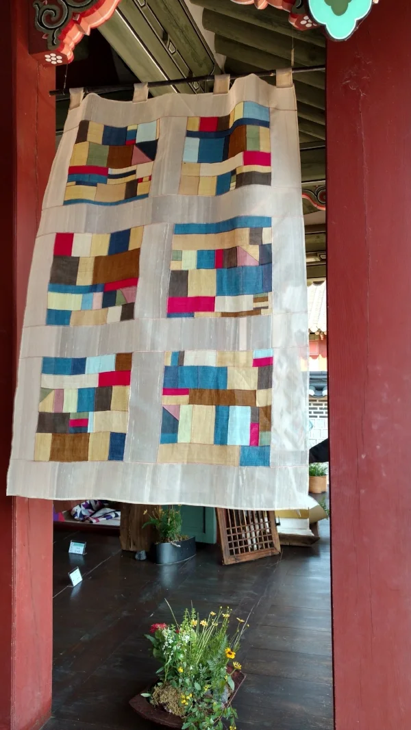 Contemporary Bojagi at the Hwaseong Fortress exhibition, Suwon.jpg