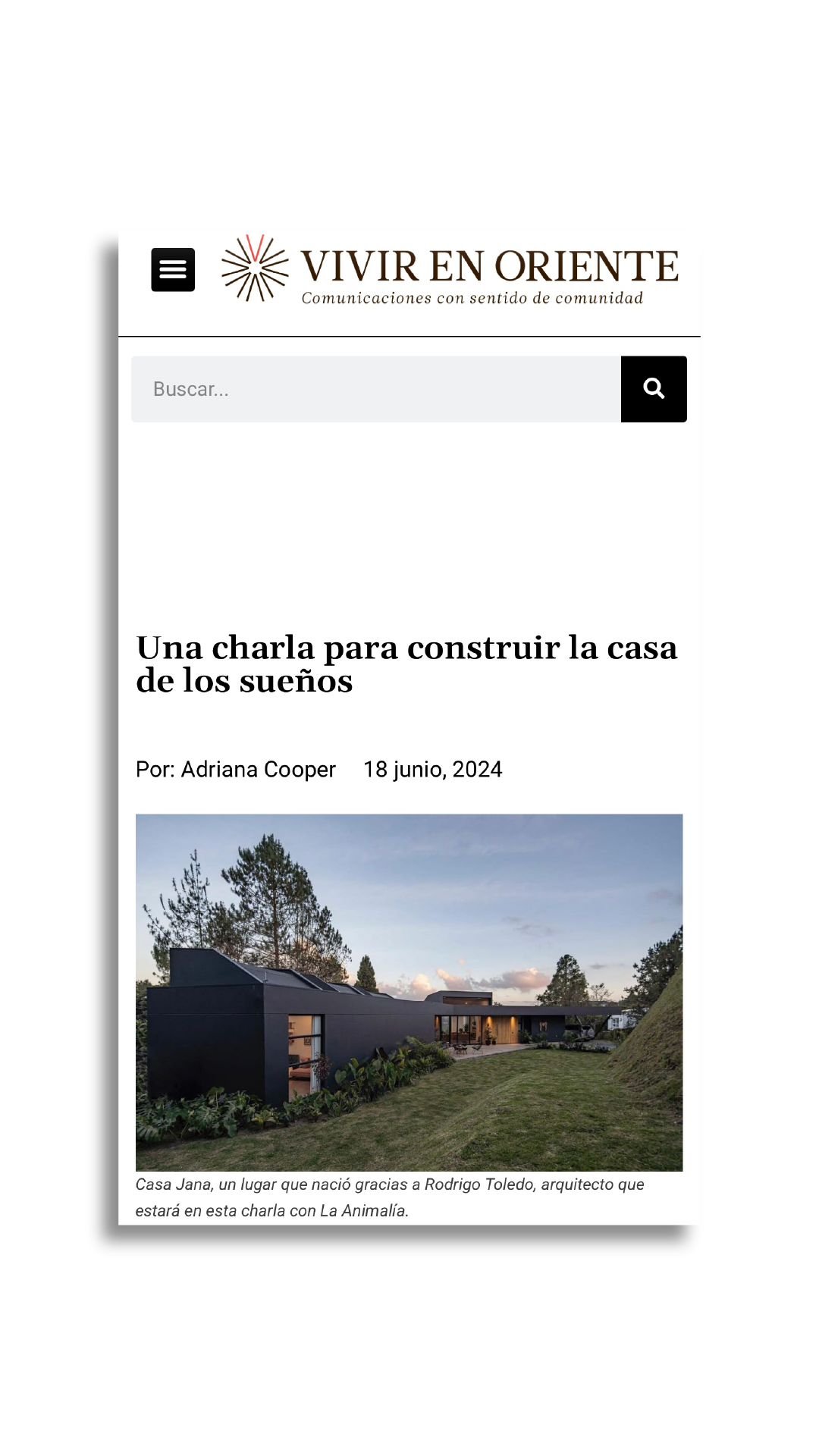 Vivir en Oriente