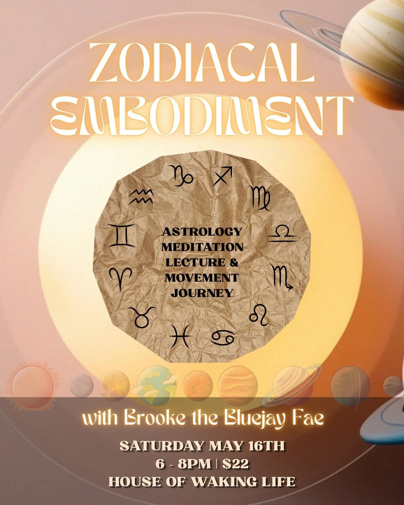 Saturday May 16th!! I&rsquo;m diving into the full zodiac🪐 come dive in with me!

The zodiac is an evolutionary spiral. It tells a story. If we tune into the progression of this cycle, we get to move through its archetypes as they are showing up in 