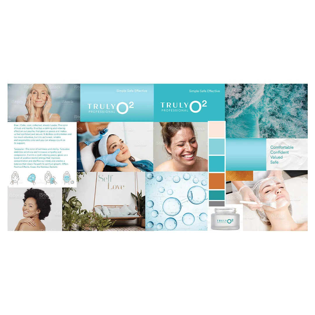 I have been wanting to work on a clean skincare line for quite some time so it has been a privilege to be designing TrulyO2's professional line.⁣
Stay tuned for more of the brand reveal in the coming weeks. We started with their existing B2C line and