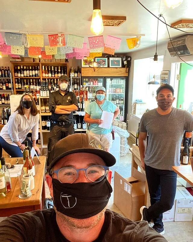 The 2020 DBWC team! 🔥 Shea, Regan, Amie and Clarissa. Stellar people and likely the most hospitable group west of the Mississippi. Stop by and see us and enjoy a flight or pick up some wine, beer, cider and sake. We&rsquo;re now open seven days a we