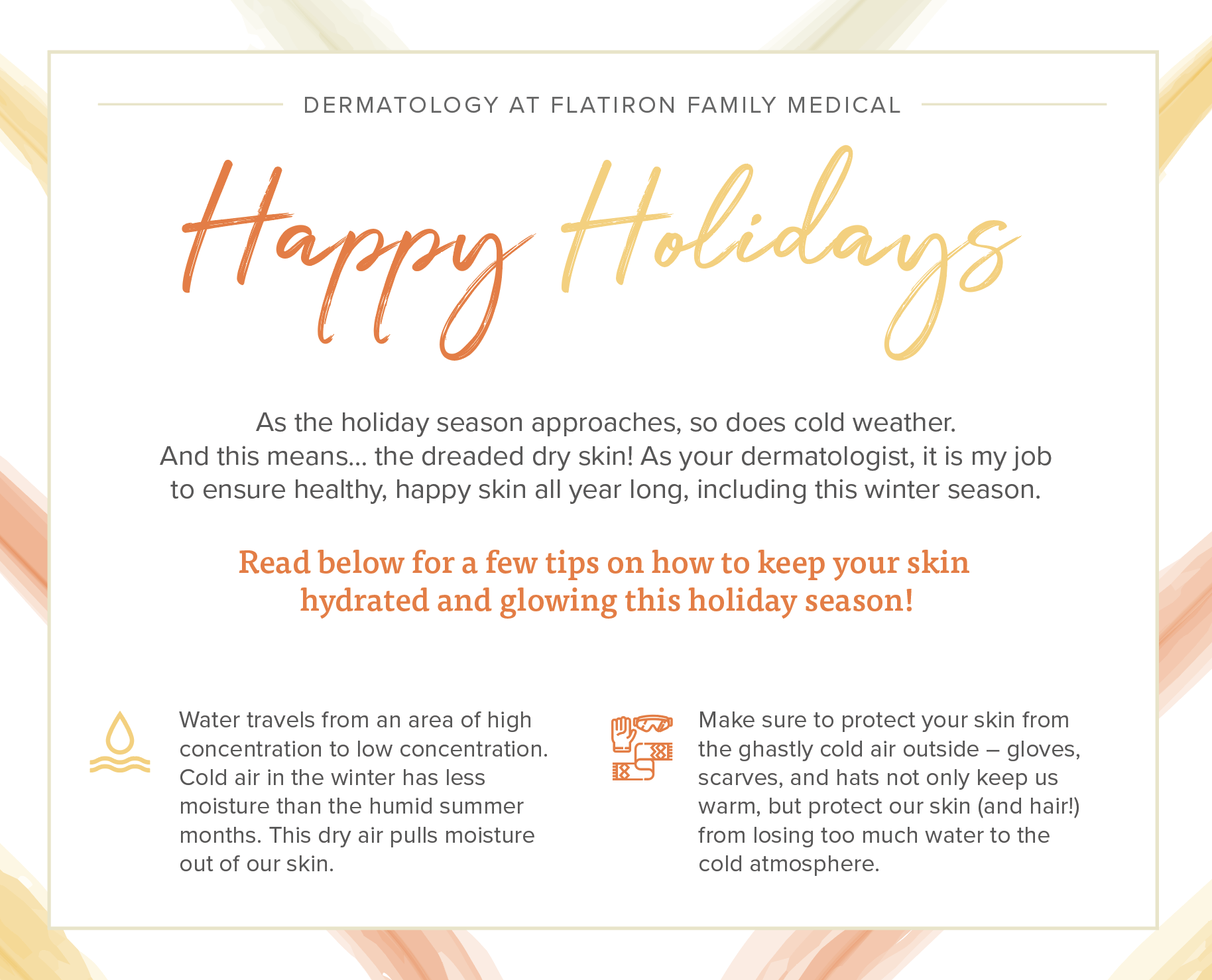 How to keep your skin hydrated and glowing this holiday season!