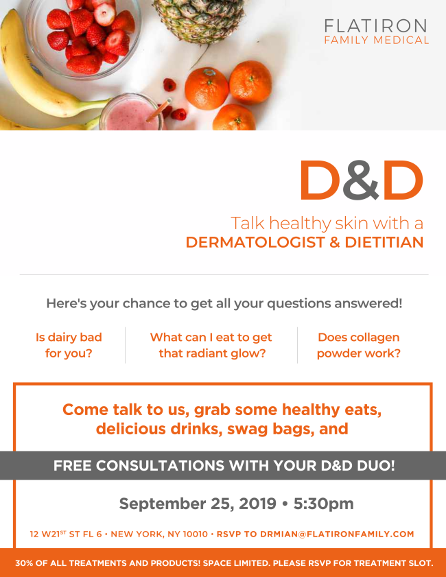 Talk Healthy Skin with a Dermatologist and Dietitian