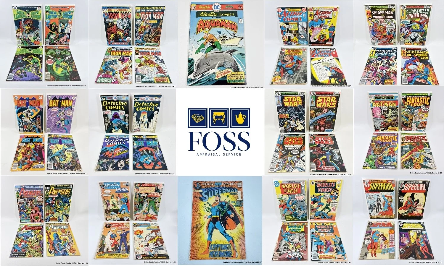 Seattle Online Comic Book Auction Golden, Silver & Bronze Age