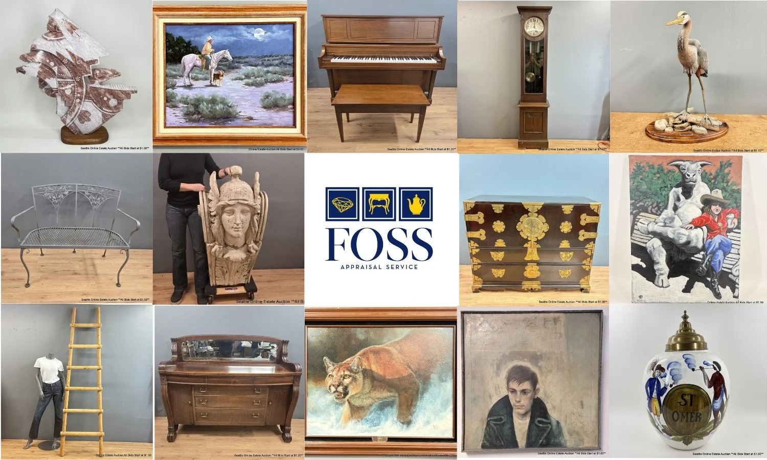 Seattle Online Estate Auction: Native American, Fine Art, Furniture, Decor Comic Books