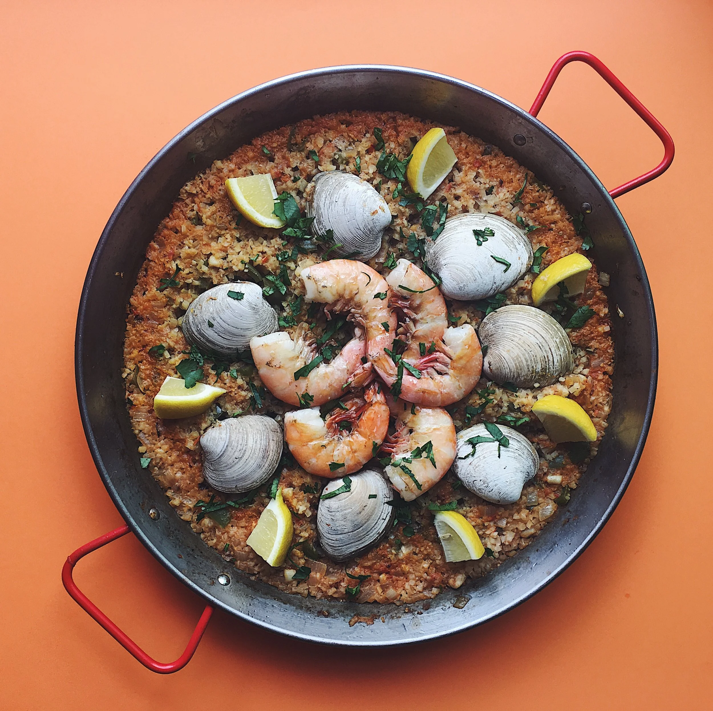 Paleo Seafood Paella