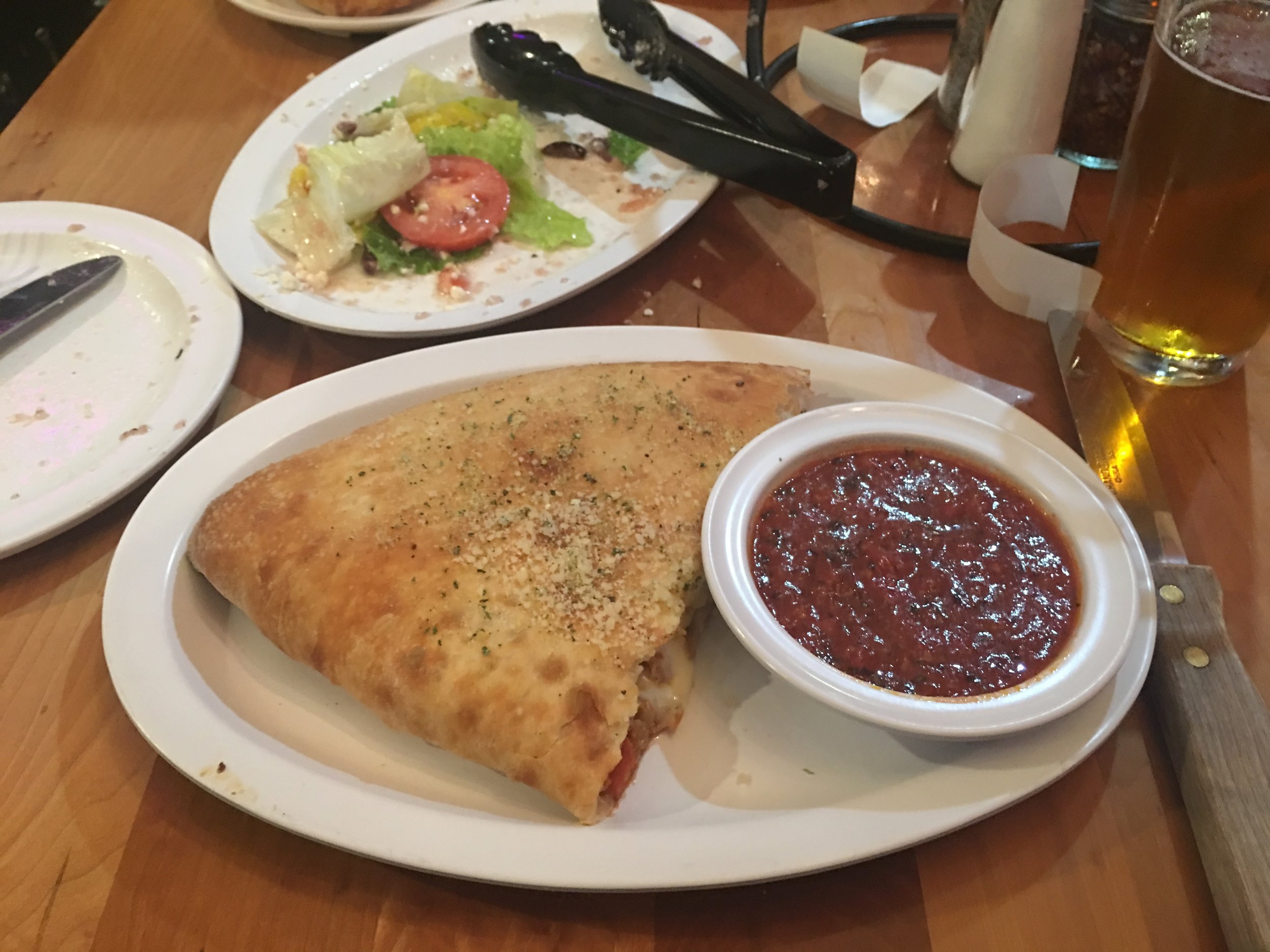Meat Calzone - Shared
